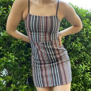 Urban outfitters striped mini dress